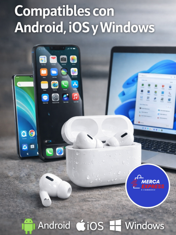 Audifonos inalambricos Bluetooth compatibles iOS y Android, Cancelación de ruido-ideales para Música y entretenimiento